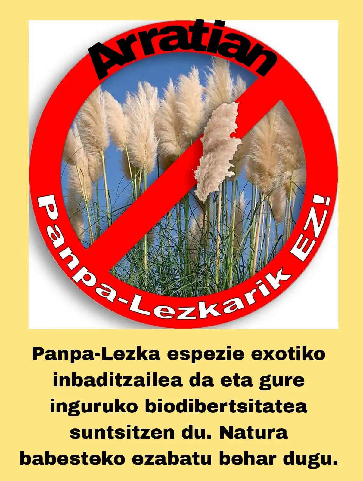 Panpa-Lezka espezie exotiko inbaditzailea